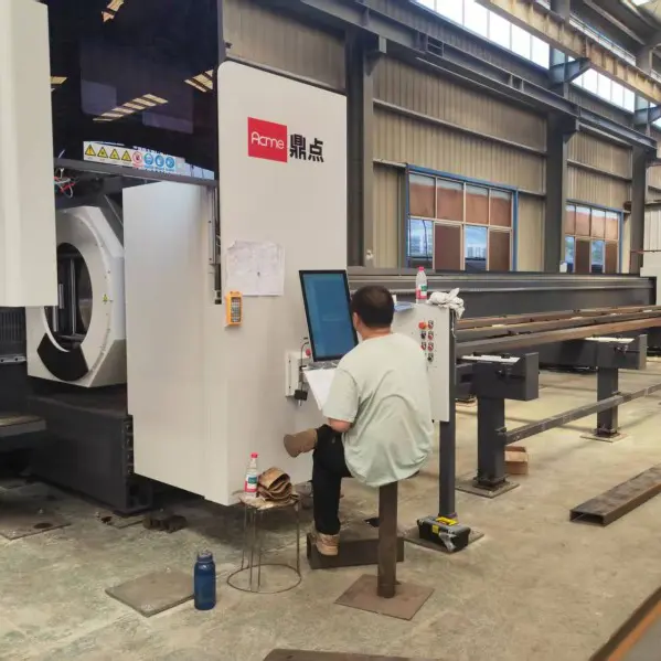 12050 ağır hizmet tipi lazer tüpü kesme makinesi qingdao liweiyuan ağır endüstride 